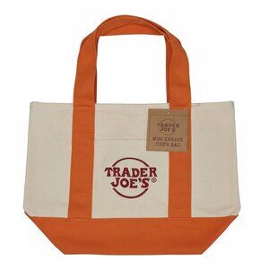 Trader Joe's Crew Canvas Mini Tote Bag